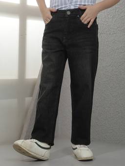CRIMSOUNE CLUB - Boys Grey Cotton Blend Jeans