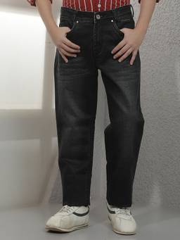 CRIMSOUNE CLUB - Boys Grey Cotton Blend Jeans