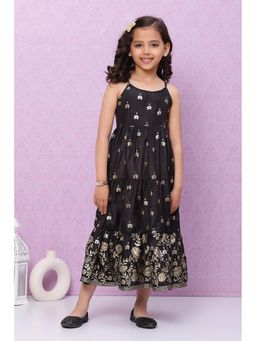 Biba - Girls Blue Printed Kurta