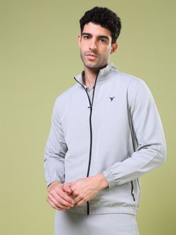 Technosport - Men Grey Solid Jacket