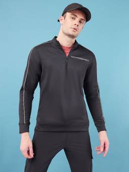 Technosport - Men Black Solid Jacket