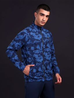 Technosport - Men Blue Printed Jacket