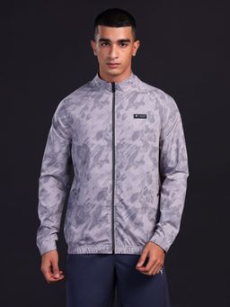 Technosport - Men Purple Printed Jacket