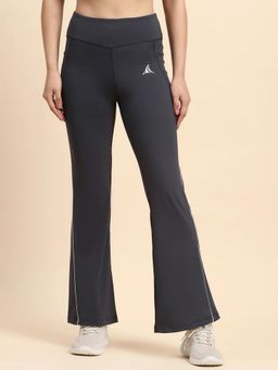 Fitleasure - Charcoal Flareflex Performance High-Waist Flared Leggings