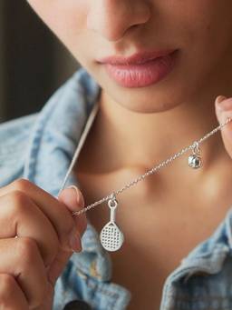 House of Pehr - Padel Necklace Silver