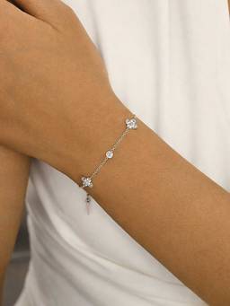 ZAISHA - Duo Flutter Bracelet - Silver Plated