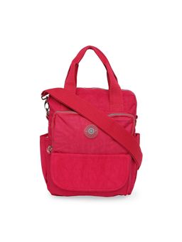 Baomi - Crinkle Range Fuchsia Color Soft Case Nylon Sling Bag - Ba-847031005