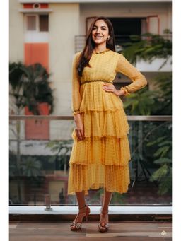 Baise Gaba - Yellow Asiatic Lily Dress