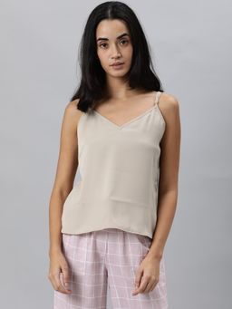 RAREISM - Slipo Grey Spaghetti Tank Top