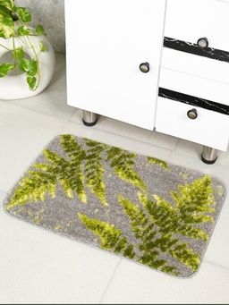 Saral Home - Grey Cedar Soft Antiskid Bath Mat