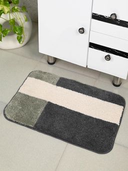 Saral Home - Grey Joop Soft Antiskid Bath Mat
