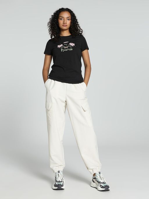 Buy Puma Graphics Grow Flourish Womens Black T-Shirt Online