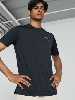 Puma - Run Favourite Heather Mens Black T-Shirt