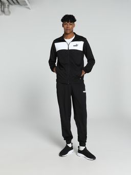 Puma - Poly Cl Mens Black Tracksuit (Set of 2)