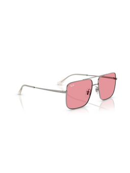 Ray-Ban - Unisex Pink Square Metal Sunglasses - 0RB3758004/8454 (54)