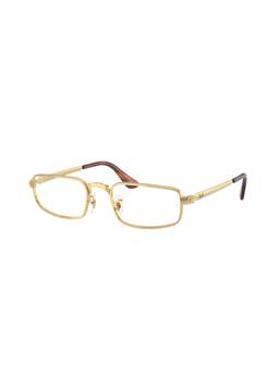Ray-Ban - Unisex Gold Metal Oval Eye Frame - 0RX3927V250054 (54)