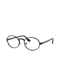 Ray-Ban - Unisex Black Metal Oval Eye Frame - 0RX3931V250952 (52)