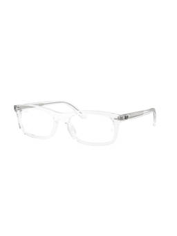 Ray-Ban - Unisex Clear Acetate Rectangle Eye Frame - 0RX5450200154 (54)