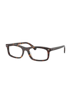 Ray-Ban - Unisex Brown Acetate Rectangle Eye Frame - 0RX5450201254 (54)