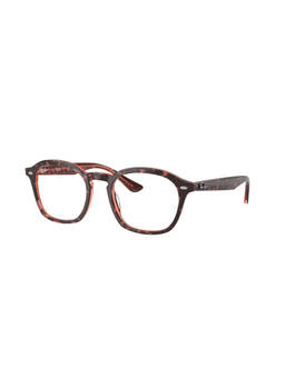 Ray-Ban - Unisex Brown Acetate Square Eye Frame - 0RX5451848850 (50)