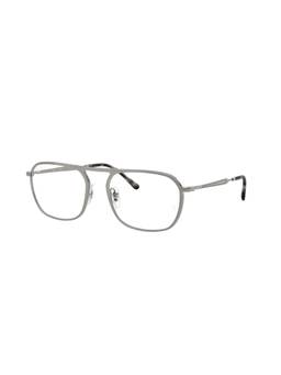 Ray-Ban - Unisex Silver Metal Square Eye Frame - 0RX6548250253 (53)