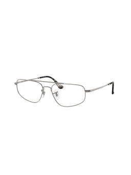 Ray-Ban - Unisex Grey Metal Irregular Eye Frame - 0RX6550250254 (54)