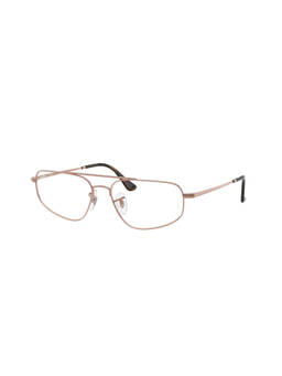 Ray-Ban - Unisex Bronze Metal Irregular Eye Frame - 0RX6550294356 (56)