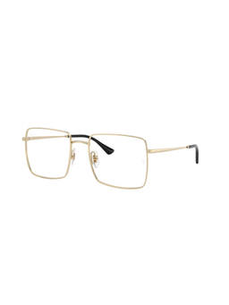 Ray-Ban - Unisex Gold Metal Square Eye Frame - 0RX6553299355 (55)