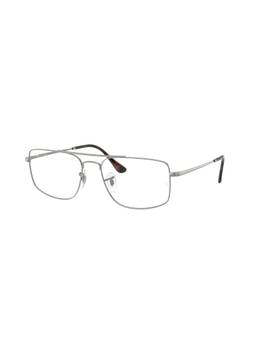 Ray-Ban - Unisex Silver Metal Square Eye Frame - 0RX6579250256 (56)