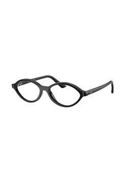 Ray-Ban - Unisex Black Injected Oval Eye Frame - 0RX7265826054 (54)