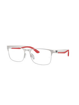 Ray-Ban - Unisex Silver Metal Rectangle Eye Frame - 0RX7550321957 (57)