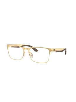 Ray-Ban - Unisex Gold Metal Rectangle Eye Frame - 0RX7550322057 (57)