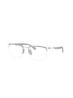 Ray-Ban - Unisex Grey Metal Square Eye Frame - 0RX7552321354 (54)