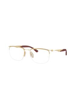 Ray-Ban - Unisex Gold Metal Square Eye Frame - 0RX7552321152 (52)