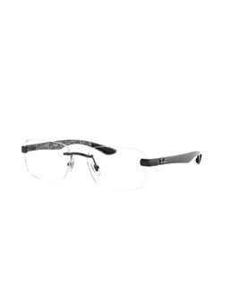 Ray-Ban - Unisex Black Metal Square Eye Frame - 0RX8423250954 (54)