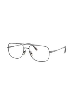 Ray-Ban - Unisex Silver Titanium Square Eye Frame - 0RX8797100056 (56)