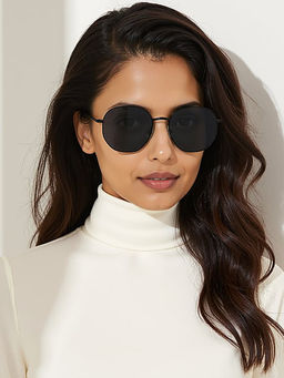 Vincent Chase - Unisex Grey Irregular Steel Sunglasses - VC S18682
