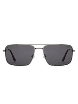 Vincent Chase - Unisex Grey Rectangle Steel Sunglasses - VC S19003
