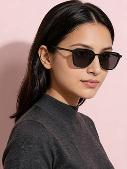 Vincent Chase - Unisex Grey Square Steel Sunglasses - VC S19015