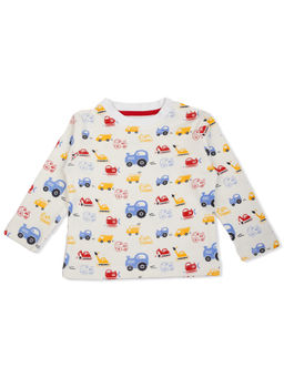 Bodycare - Boys White Round Neck Regular Fit T-Shirt