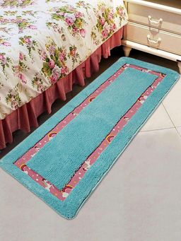 Saral Home - Unicorn Soft Microfiber Multi Purpose Runner-Turquoise-40X140 Cm