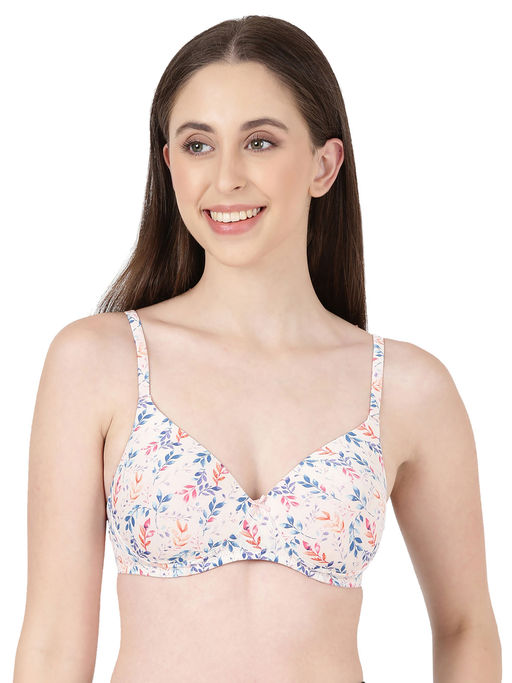 BLOSSOM Printed Radiant Pad Off White