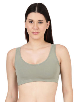 BLOSSOM - Blissful Solid T-Shirt Bra Green (Pack of 2)
