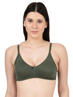 BLOSSOM - Solid Intimate Bra Green