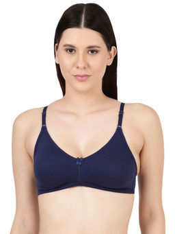 BLOSSOM - Solid Intimate Bra Navy Blue