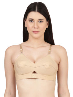 BLOSSOM - Priyasajini Solid Full Coverage Bra Nude
