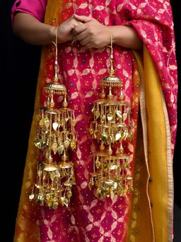AG'S - Golden Gold Plated Long Hanging Kaleera