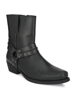 Delize - Solid Black Brown Chelsea Boots