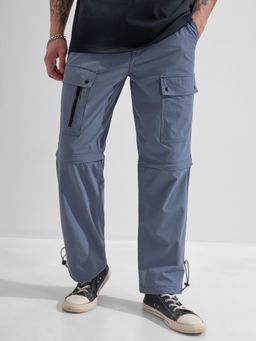 HIGHLANDER - Men Blue Traveller Convertible Trouser