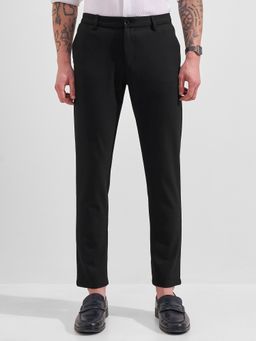 HIGHLANDER - Men Black 4 Way Lycra Super Stretch Trouser